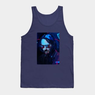 Keanu Reeves Cyberpunk Tank Top